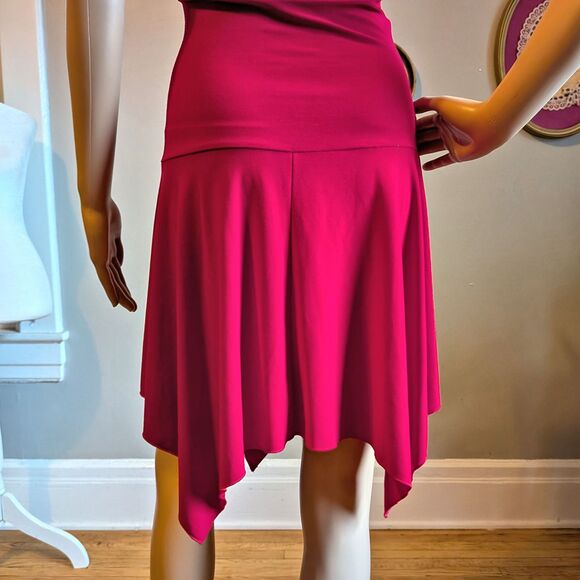 Vintage Y2K Taboo Mini Dress Red Halter Whimsygoth Ruching Bows Burlesque Size M - Picture 10 of 10